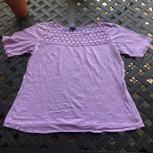 2/$15 gap women’s lilac top